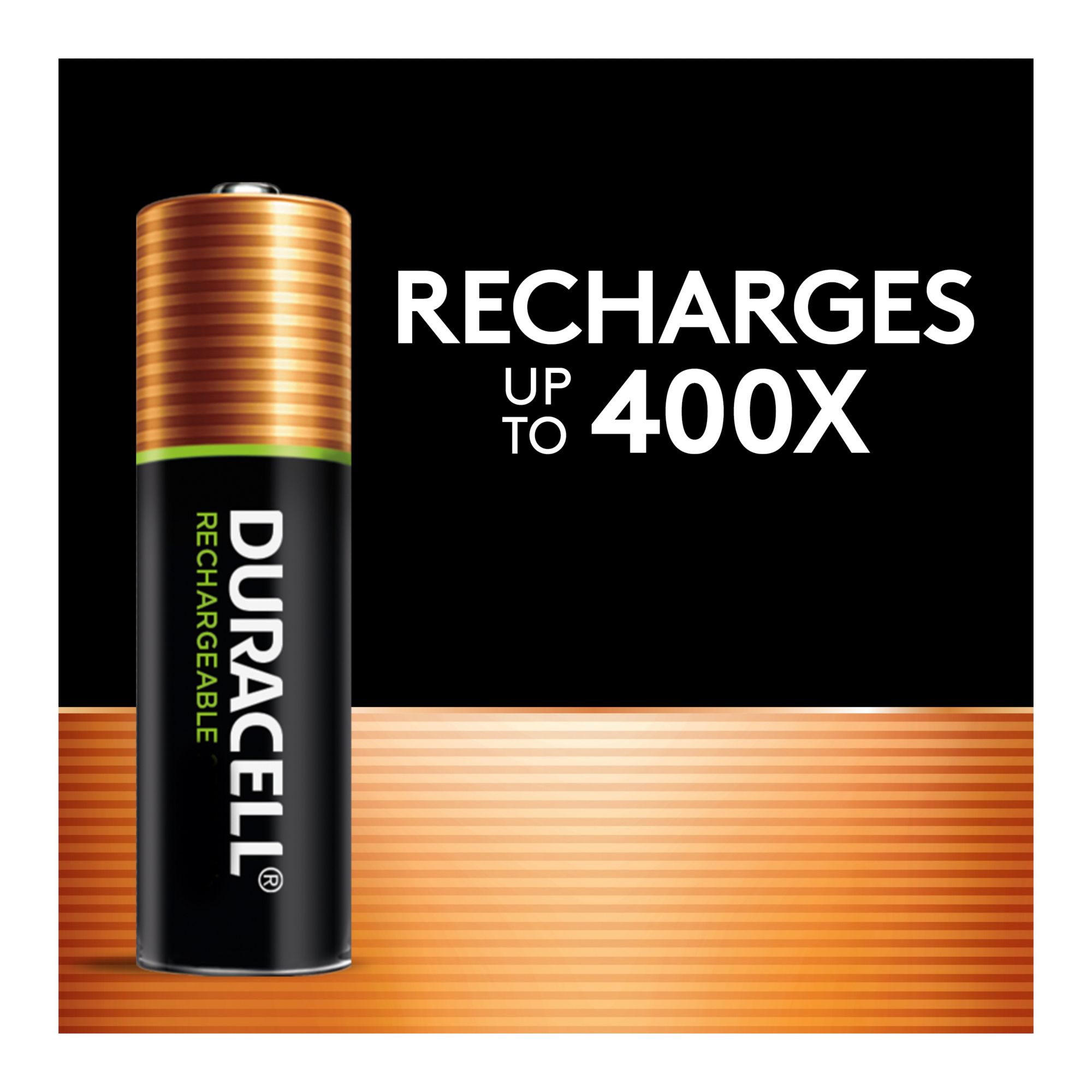 Pile rechargeable DURACELL 2LR20 2200 mAh