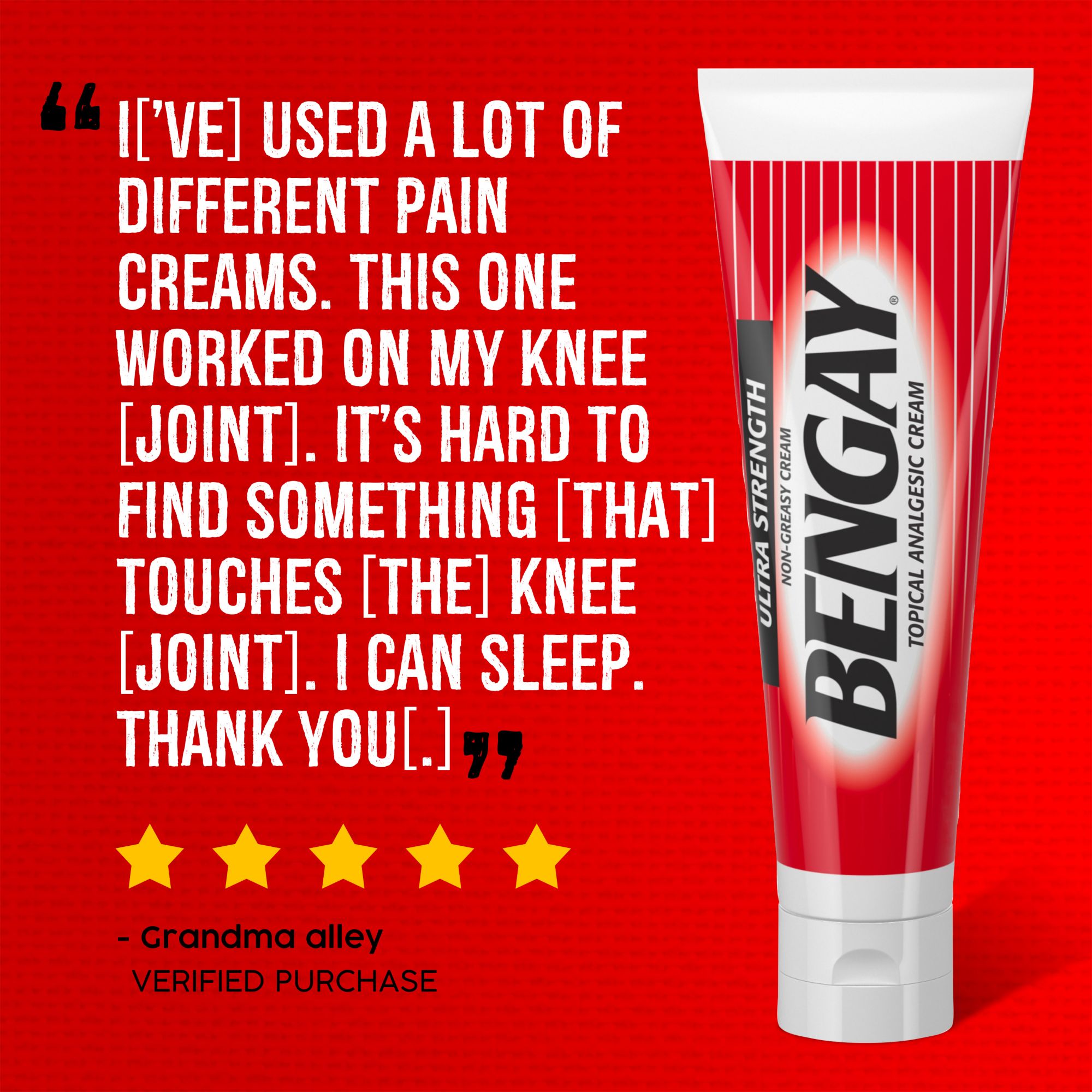 Bengay Ultra Strength Cream, Muscle Pain Relief 2 Oz.