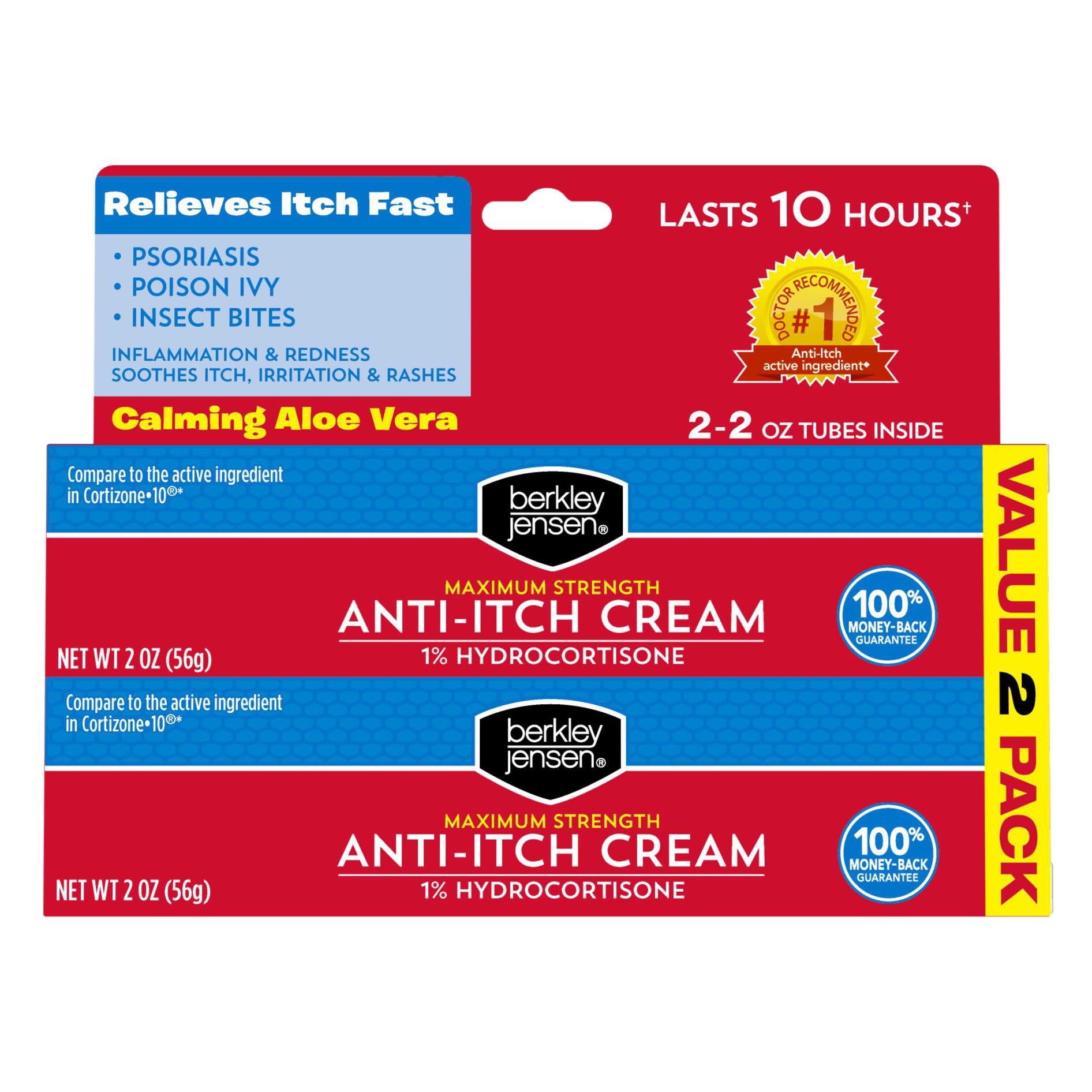 Kirkland Signature Hydrocortisone 1% PLUS Anti-Itch Cream, 8 Ounces