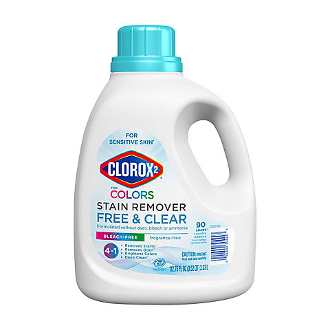 Clorox 2 Stain Remover & Color Booster Free & Clear, 112.75 oz.