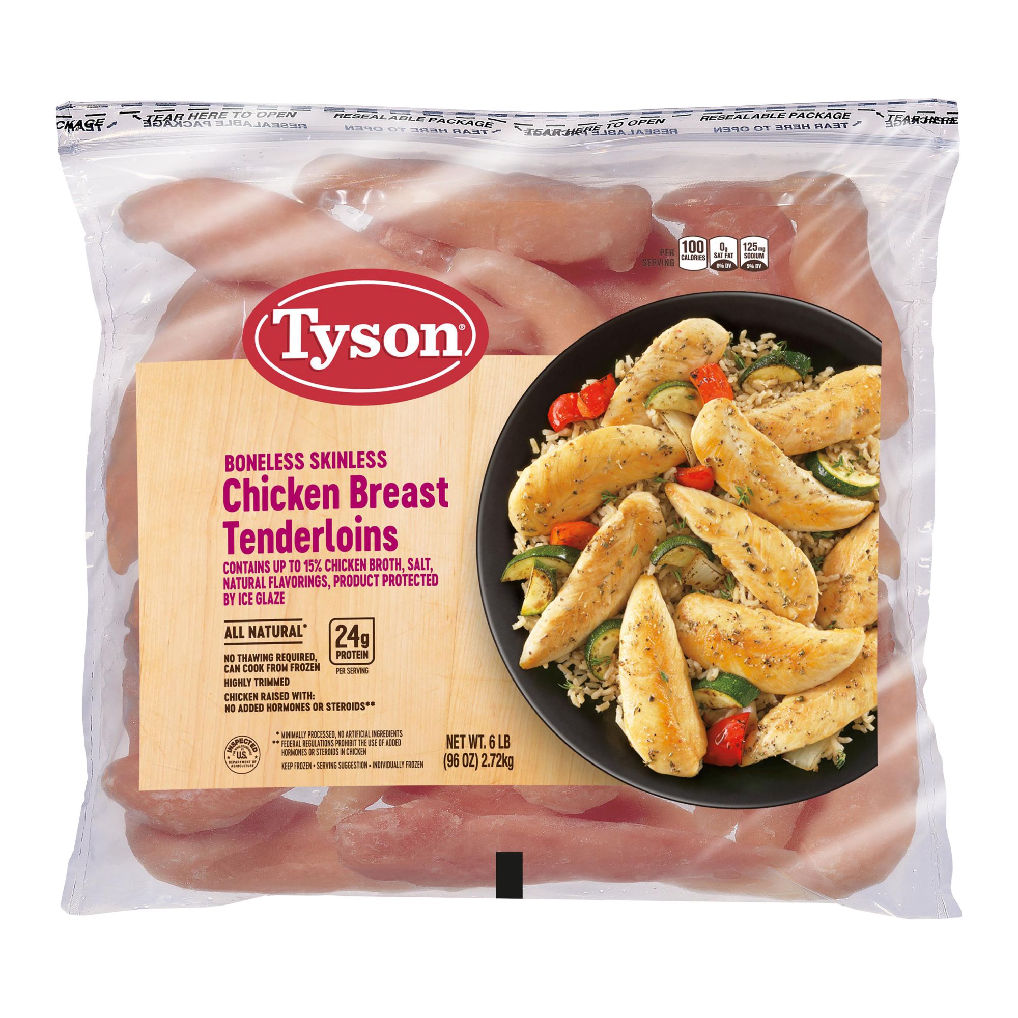 Tyson Frozen Raw Lightly Breaded Chicken Breast Tenderlions, 32 oz - Fry's  Food Stores