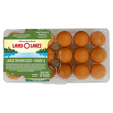 Land O Lakes Cage Free Large Brown Eggs, 18 ct.