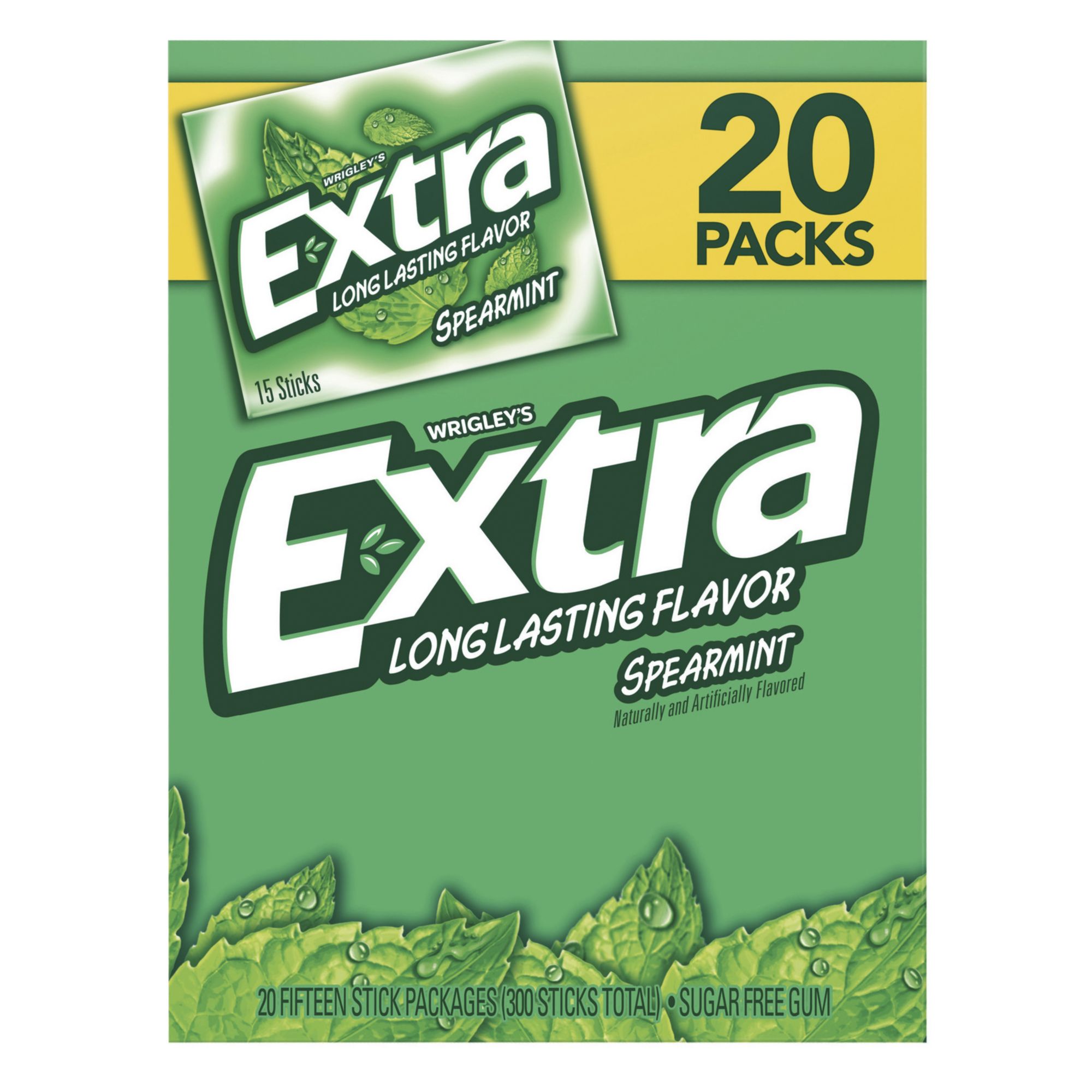 Eclipse Sugarfree Spearmint Gum 60 Ea, Chewing Gum