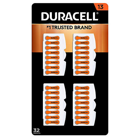 Duracell Hearing Aid 13 Battery, 32 ct.