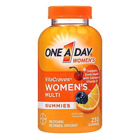 One A Day Women's VitaCraves Multivitamin Gummies, 230 ct.