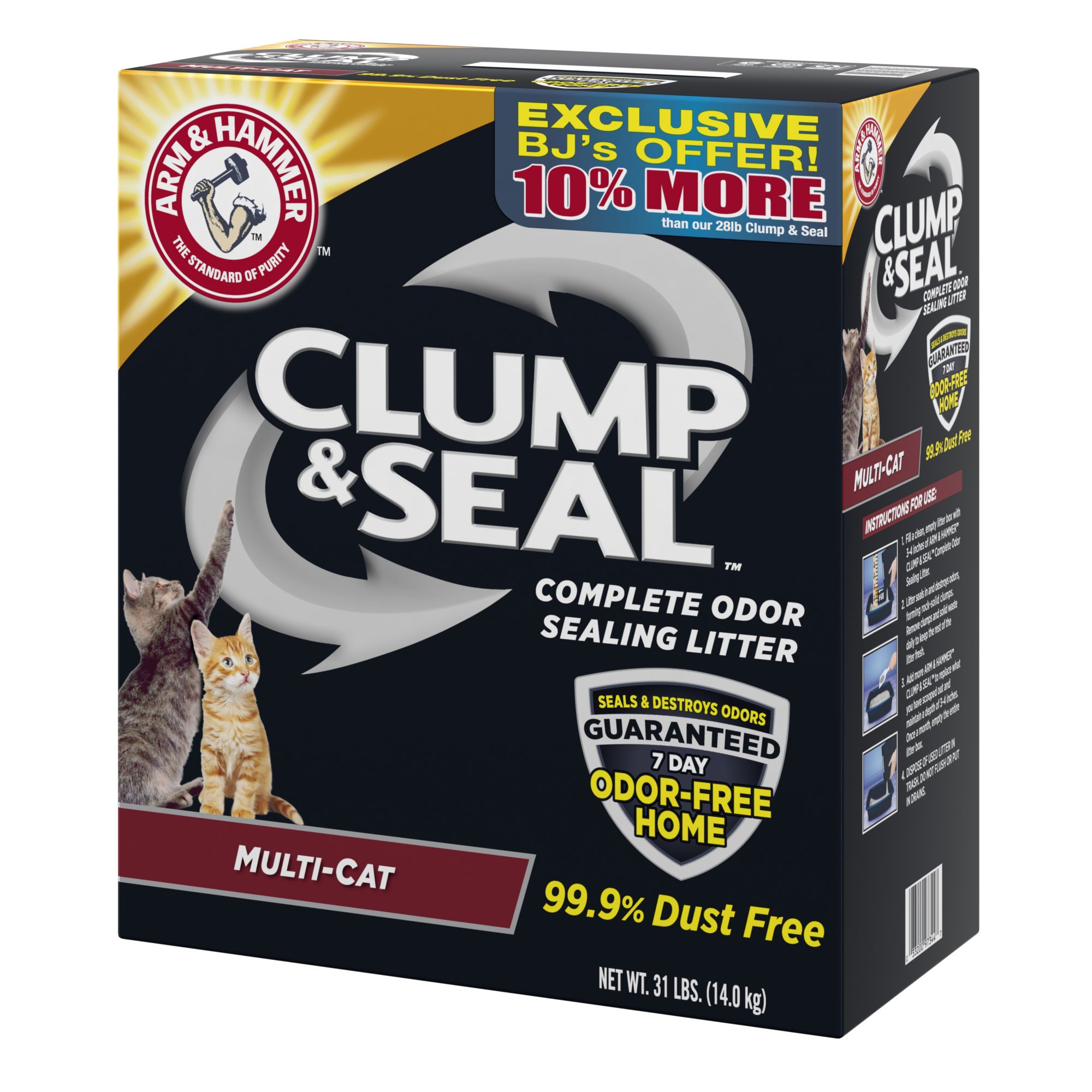 Arm \u0026 Hammer Clump \u0026 Seal Multi-Cat 