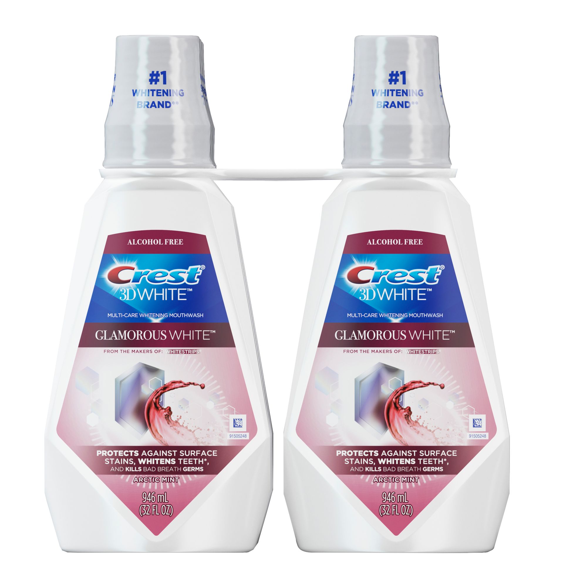 Crest 3D White Luxe Glamorous White Mouthwash, Pk./32 Oz. BJ's  Wholesale Club