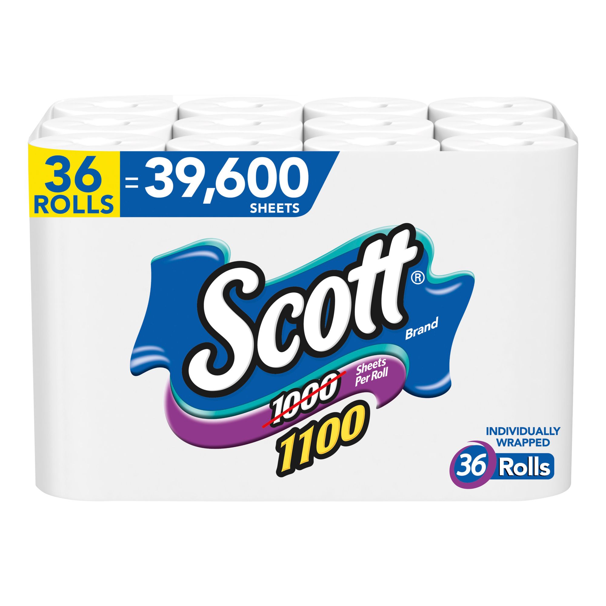 2 Ply Toilet Tissue. Pack of 24 Ct. Each Roll 400 Sheets, White Toilet  Paper w/Bonus 1 lb Box of Pasta