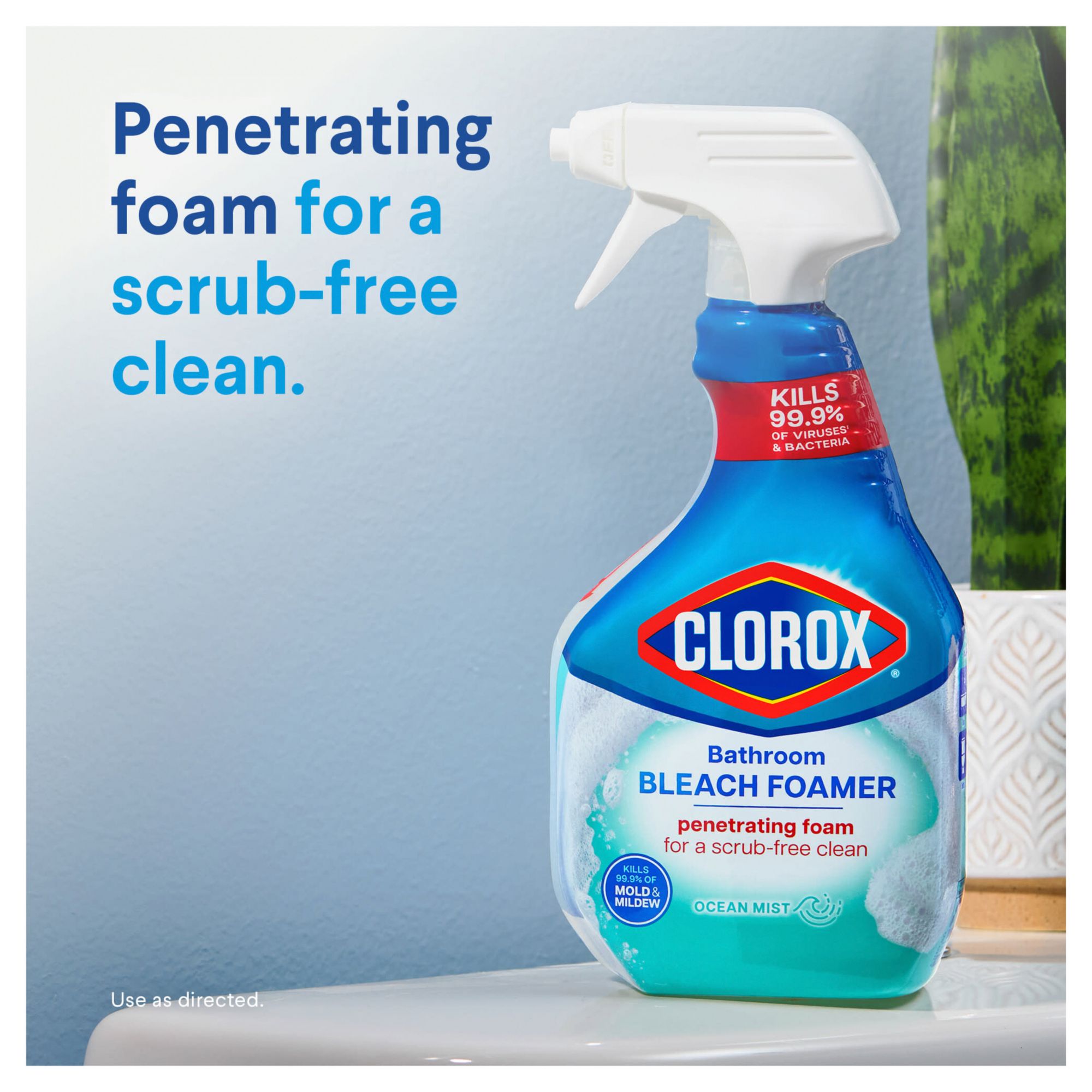 Clorox 30 oz. Disinfecting Bleach Free Bathroom Cleaner and 32 oz