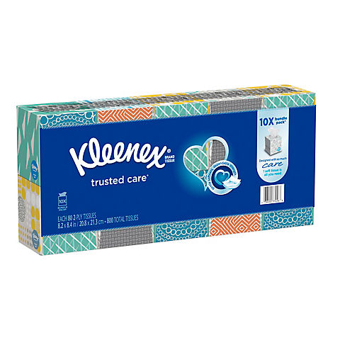 Kleenex Everyday Facial Tissues, 800 sheets