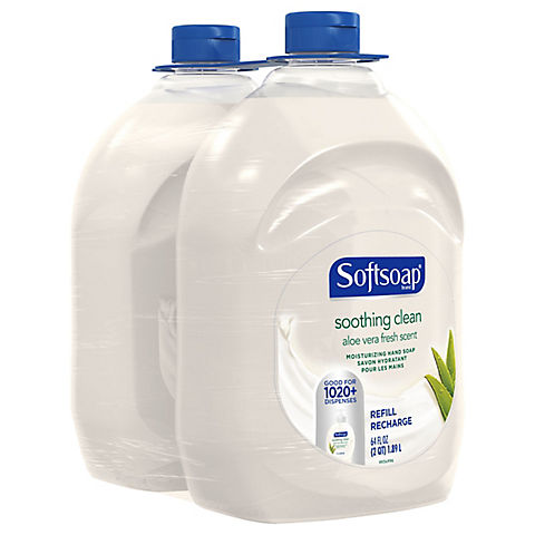 Softsoap Liquid Hand Soap Refill, 2 pk./64 oz. - Soothing Aloe Vera