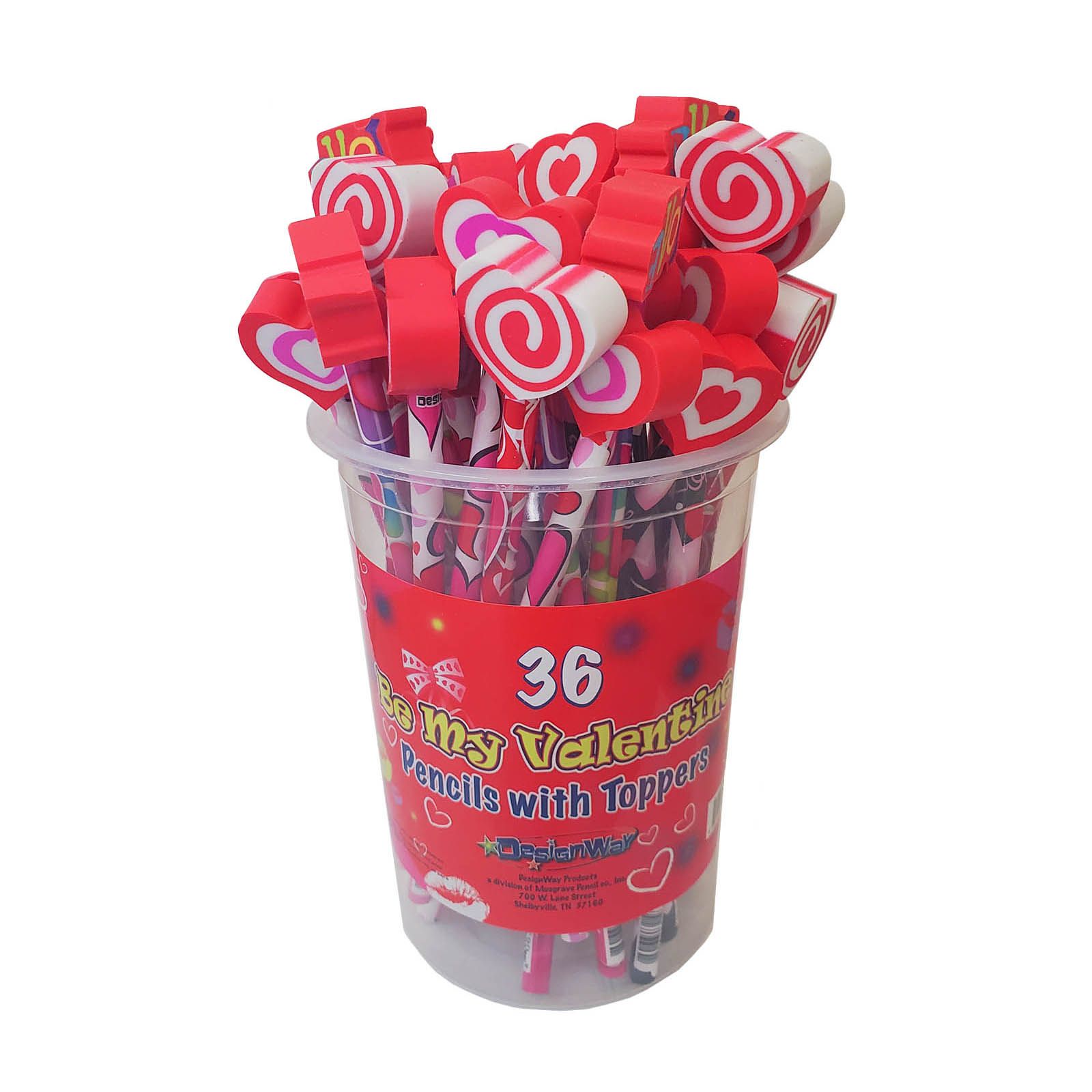 Valentine's Day Pencils by Made by Lilli Clipart