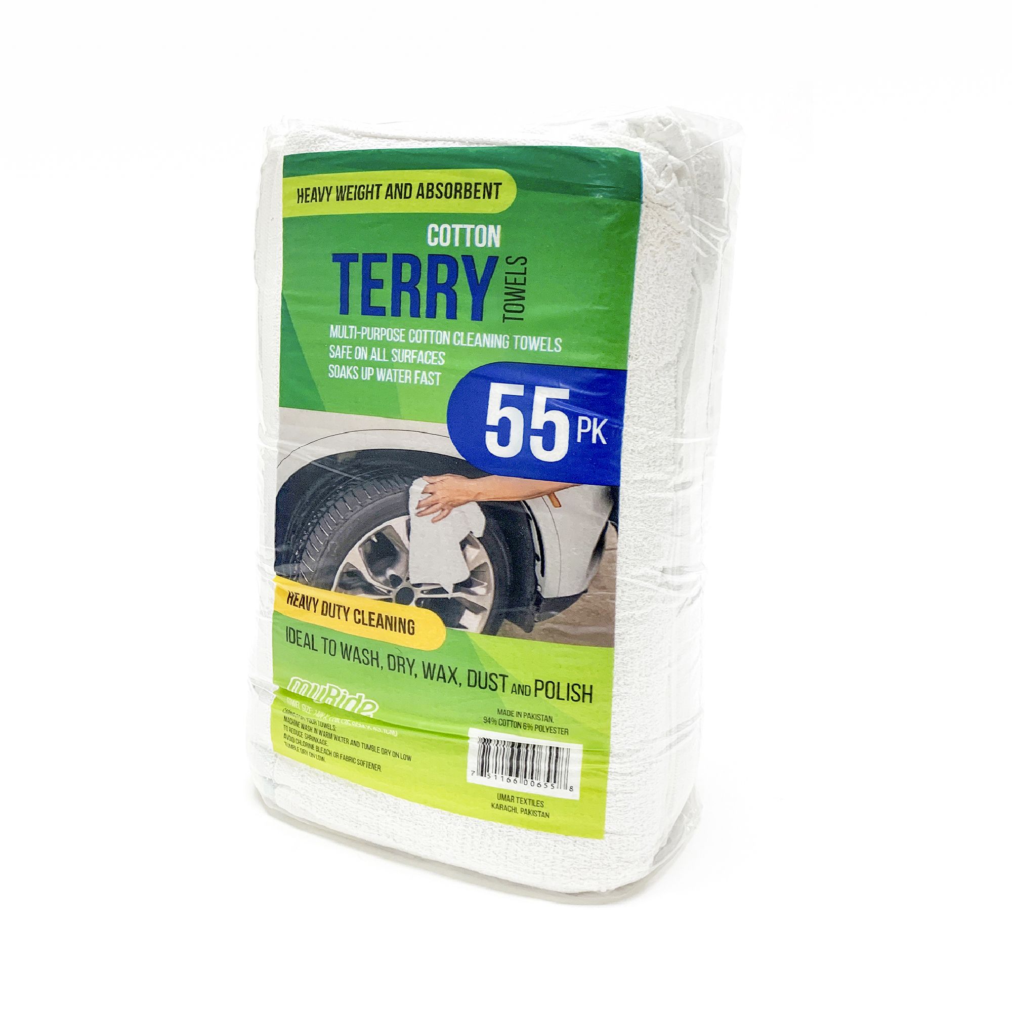 14 in. x 17 in. Cotton Terry Towels (Case of 288) T-99592