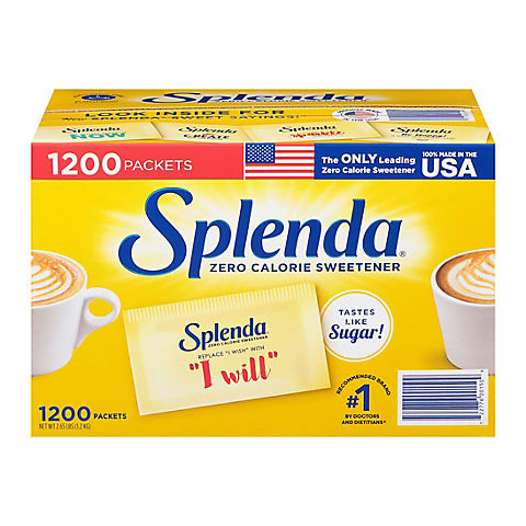 Splenda No Calorie Sweetener Bonus Pack, 1,200 ct.