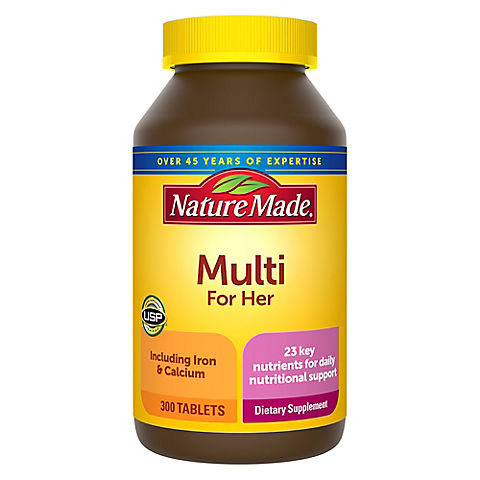 Nature Made Multivitamin For Her Tablets, 300 ct.