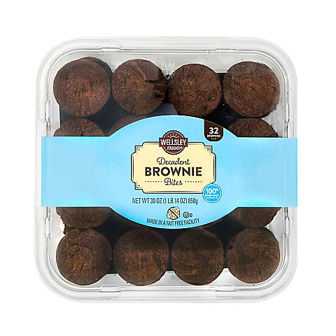 Wellsley Farms Brownie Bites, 32 ct.