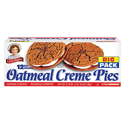Little Debbie Oatmeal Creme Pies, 12 pk./31.78 oz.