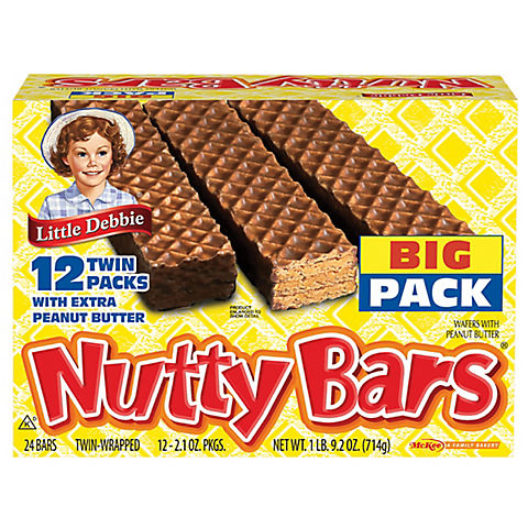 Little Debbie Nutty Bars, 12 pk./2.1 oz.