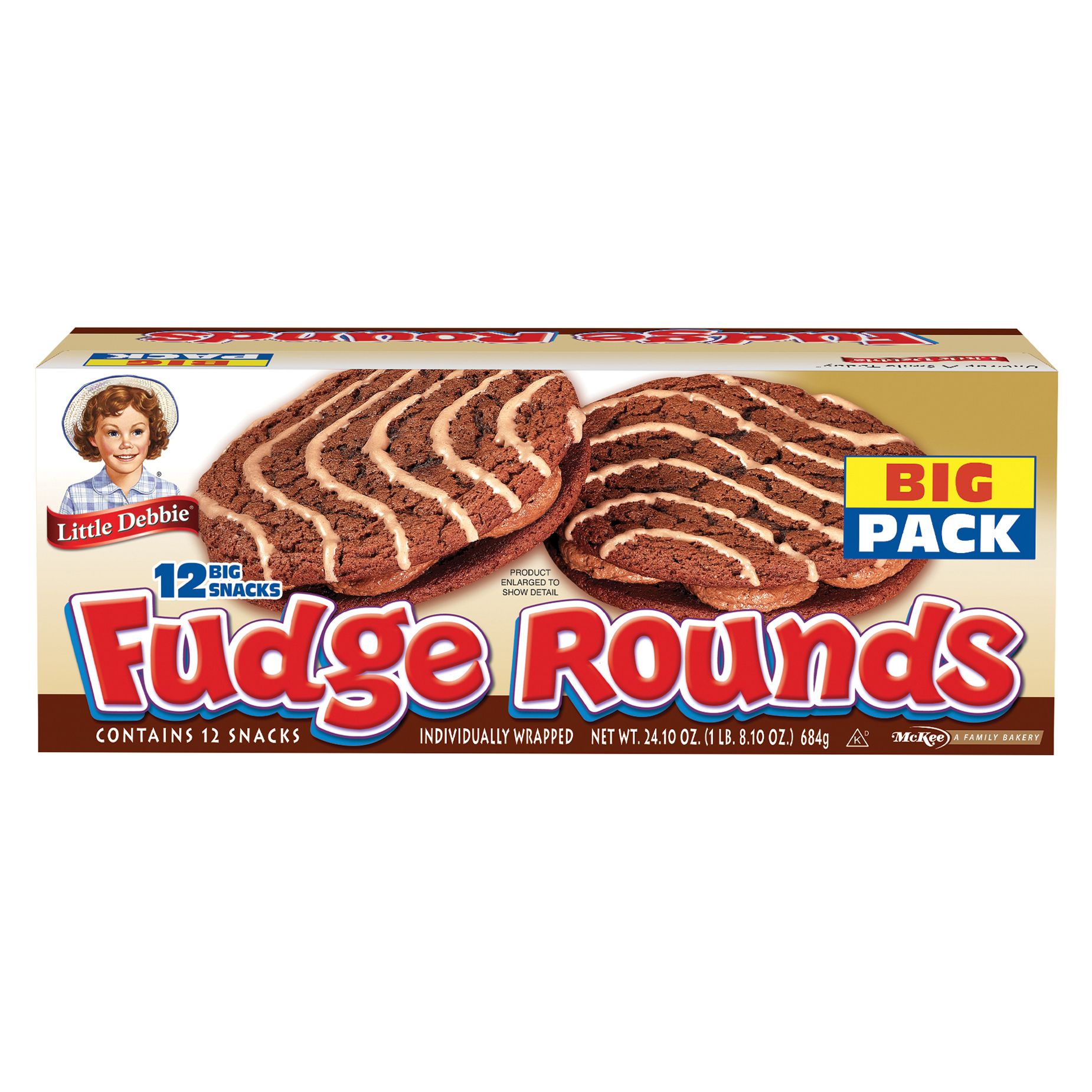 Little Debbie Big Pack Variety Bundle | One Big Pack Box Each of Oatmeal  Crme Pies, Honey Buns, Swiss Rolls, Fudge Rounds, Cosmic Brownies and Nutty