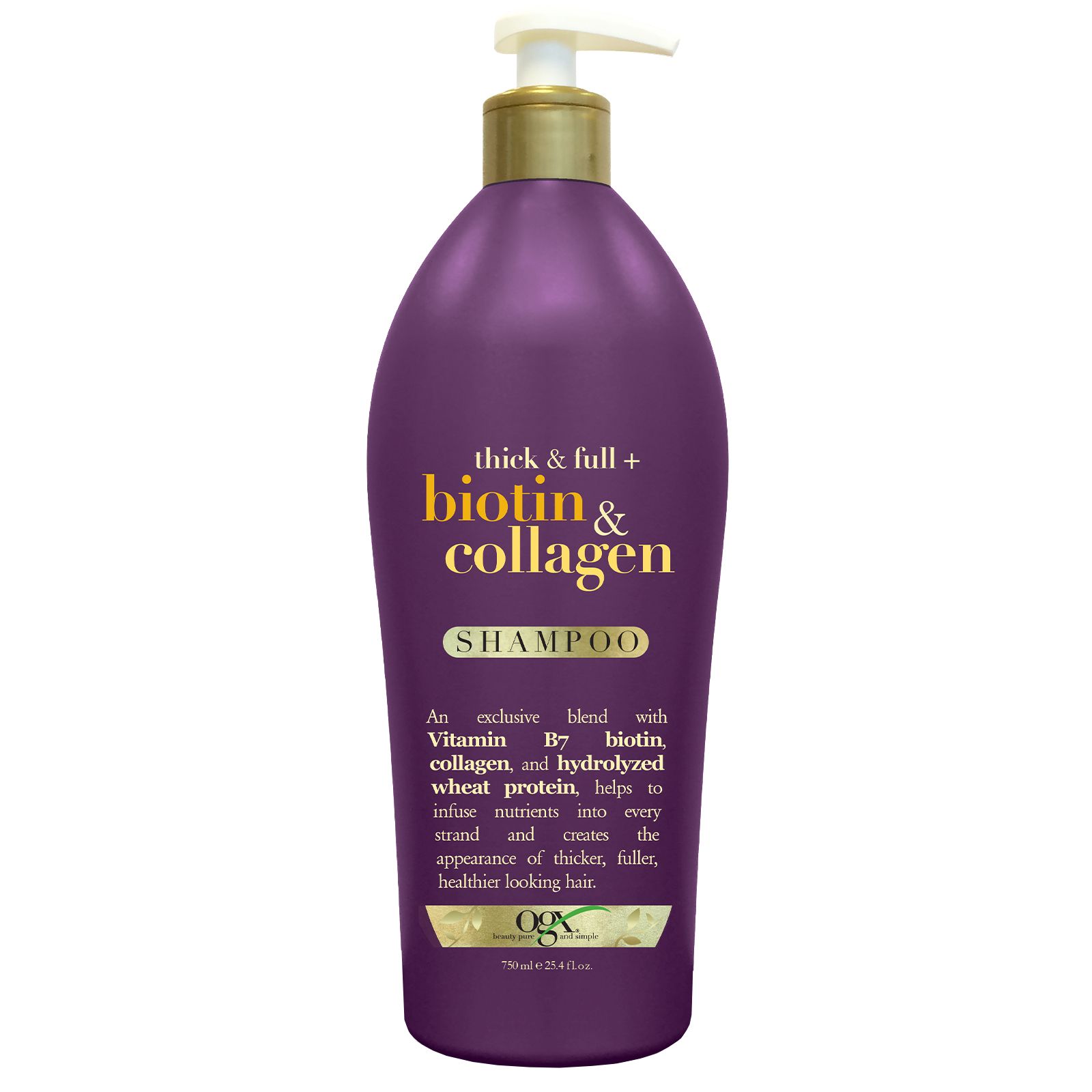 stress Udholdenhed Rettelse OGX Thick & Full Biotin & Collagen Shampoo, 25.4 oz. - BJs Wholesale Club