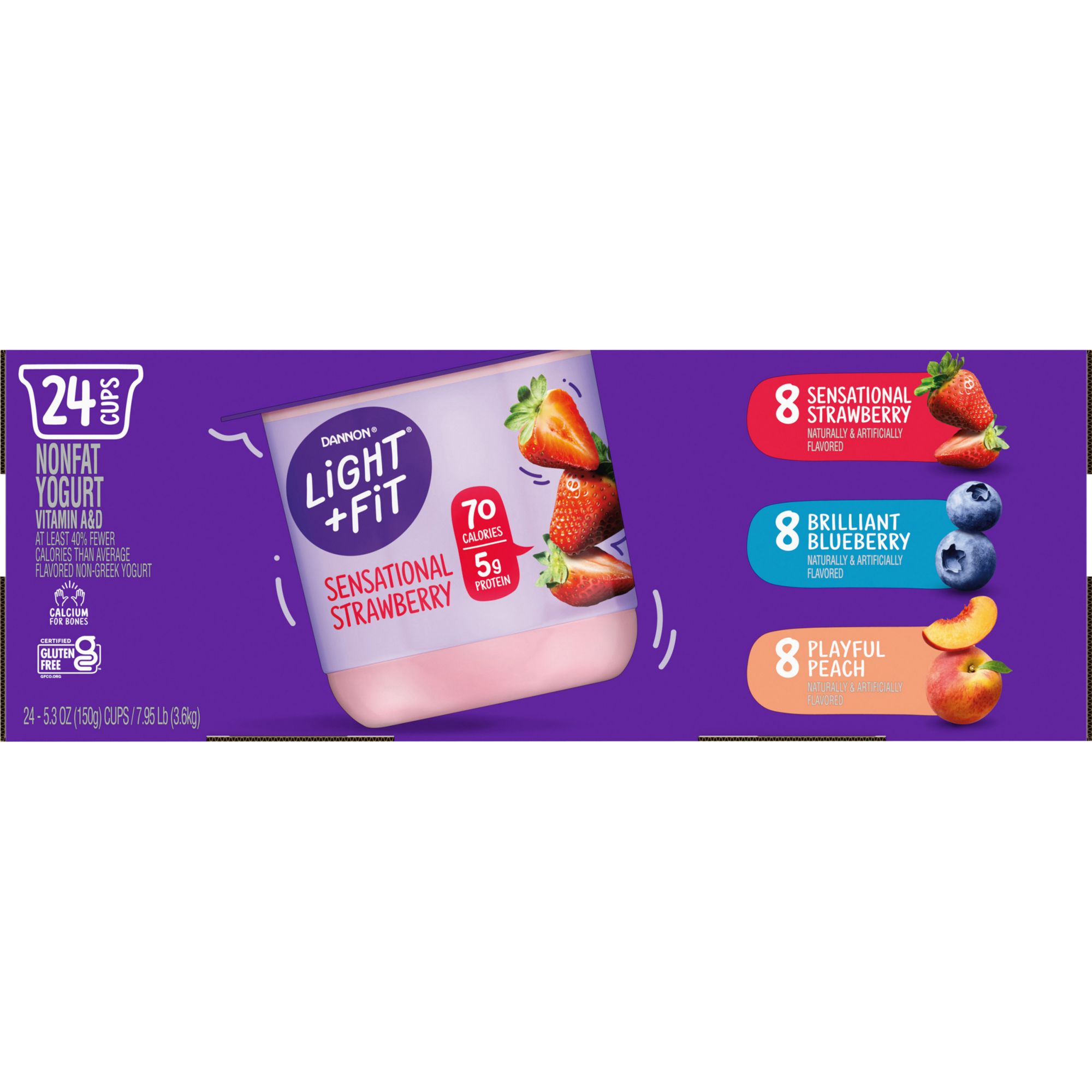 Dannon Activia Probiotic Dailies Low-Fat Yogurt Drink Variety Pack, 3.1 fl.  oz., 24 Count