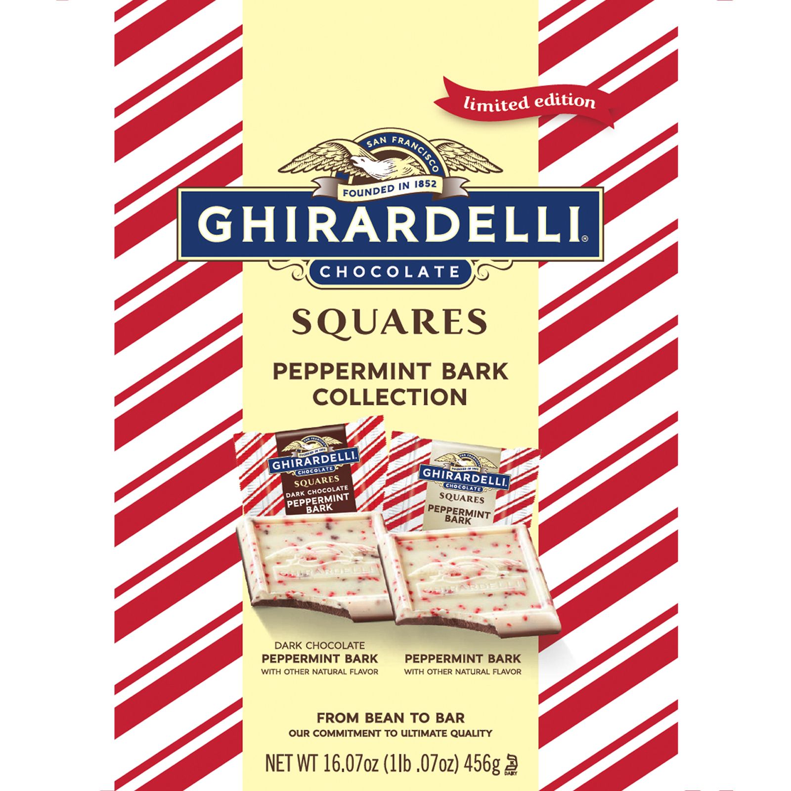 Bark　Wholesale　Collection,　Peppermint　BJ's　Club　Ghirardelli　lb