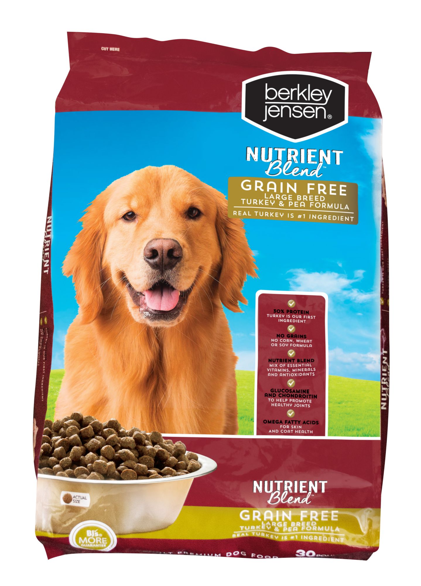 how many cups are in 30 lbs of dog food