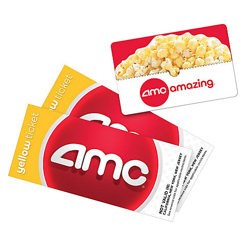 AMC 2 Yellow Tickets and $10 Gift Card