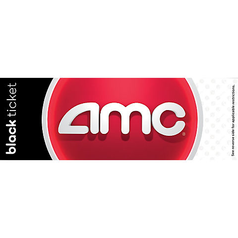 AMC Black Movie Ticket, 2 pk.