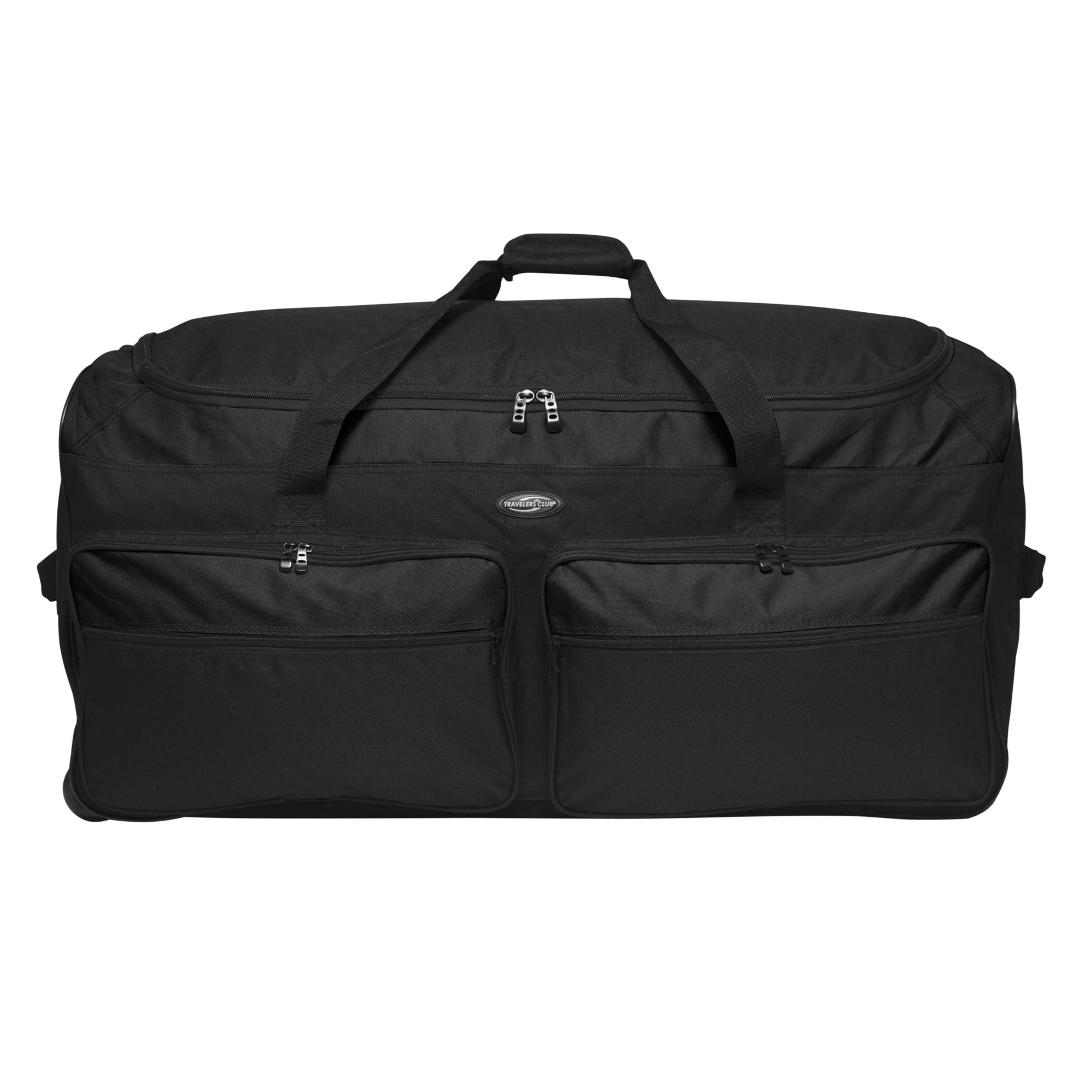 Large Expandable Wheeled Trolley Roller Travel Duffel Bag Luggage