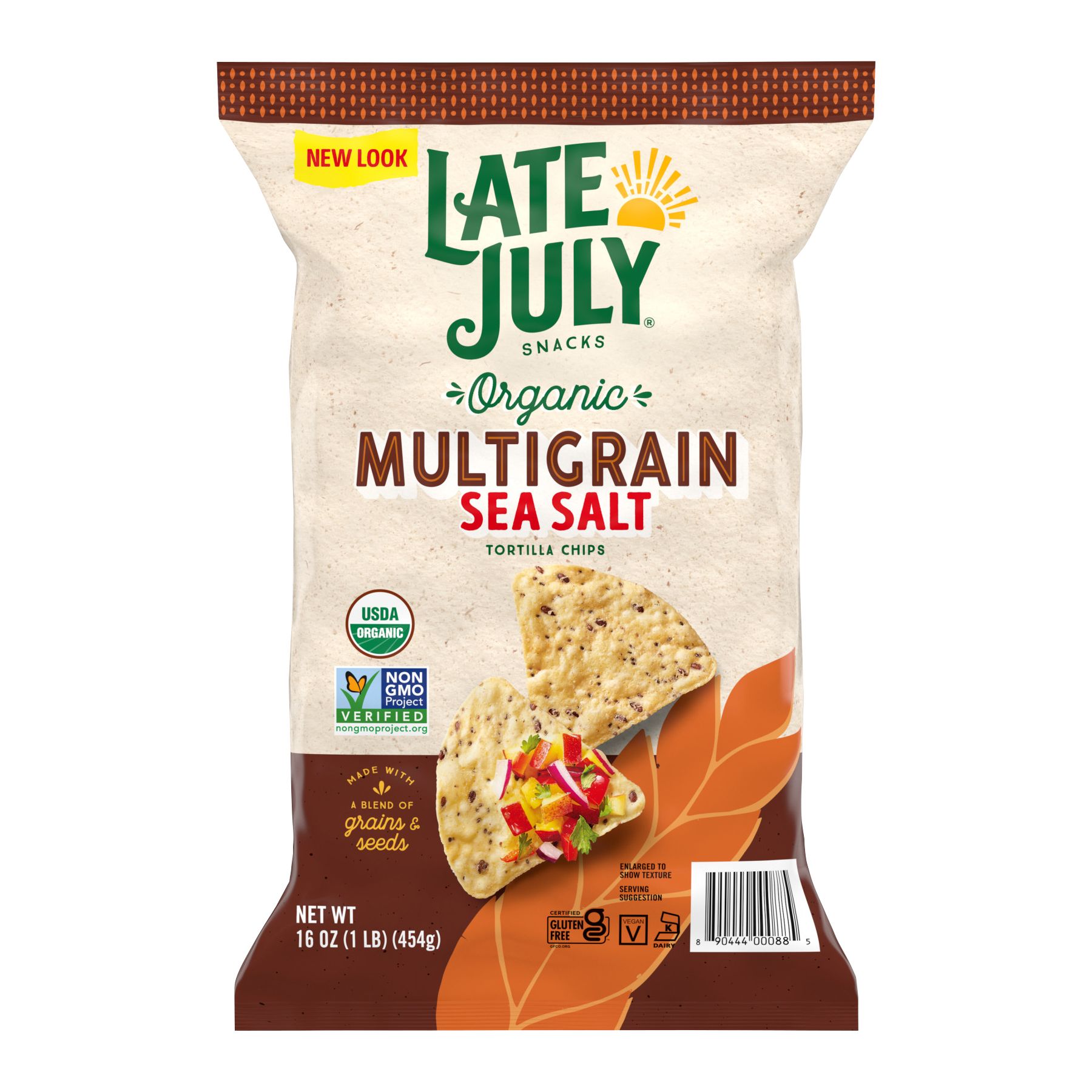 Sea Salt Grain Free Tortilla Chips 5 oz - 6 Bags