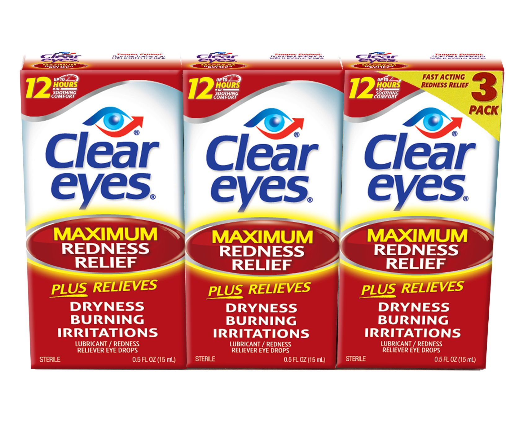 Clear Eyes Contact Lens Relief Eye Drops, 0.5 Fl Oz 0.5 Fl Oz (Pack of 1)