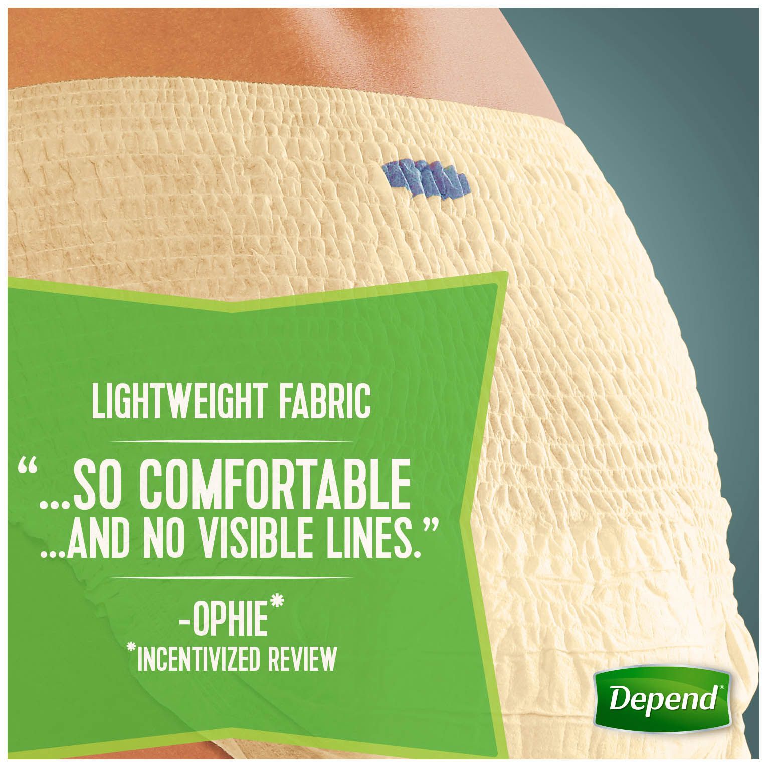 Depend FIT-FLEX Incontinence Underwear for Women with Maximum