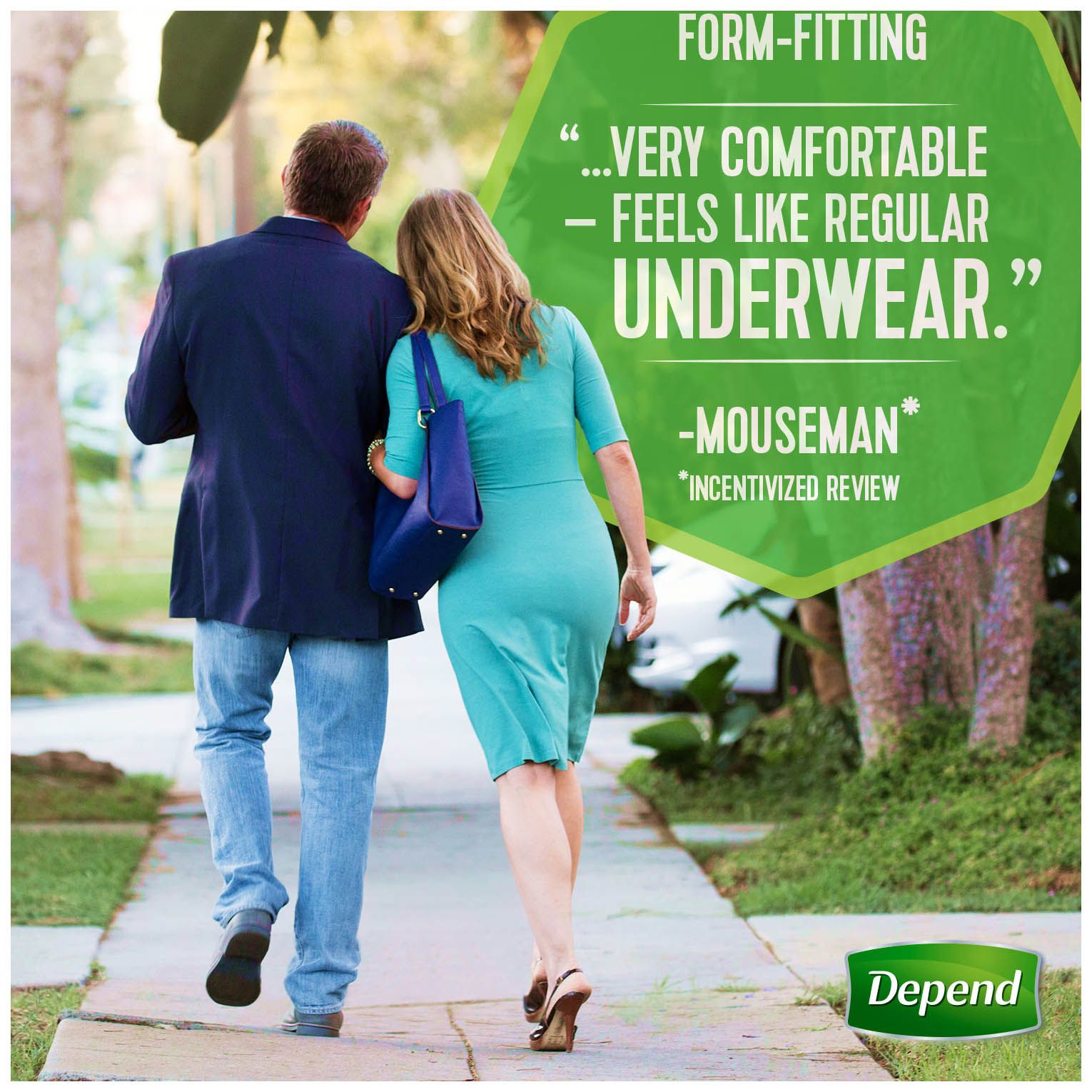  Depend FIT-FLEX Incontinence Underwear for Men