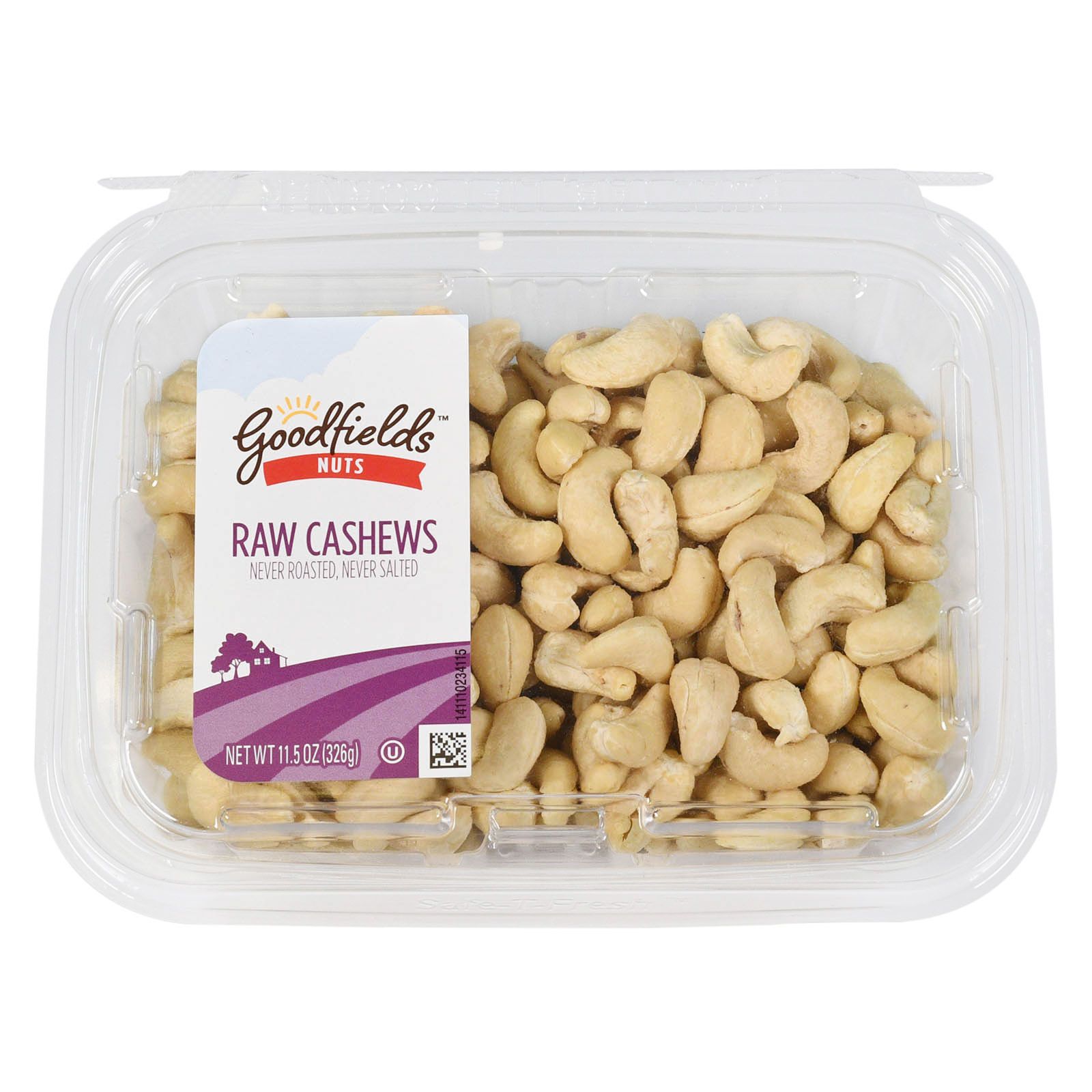 Goodfield S Raw Cashews 11 5 Oz Bjs Wholesale Club