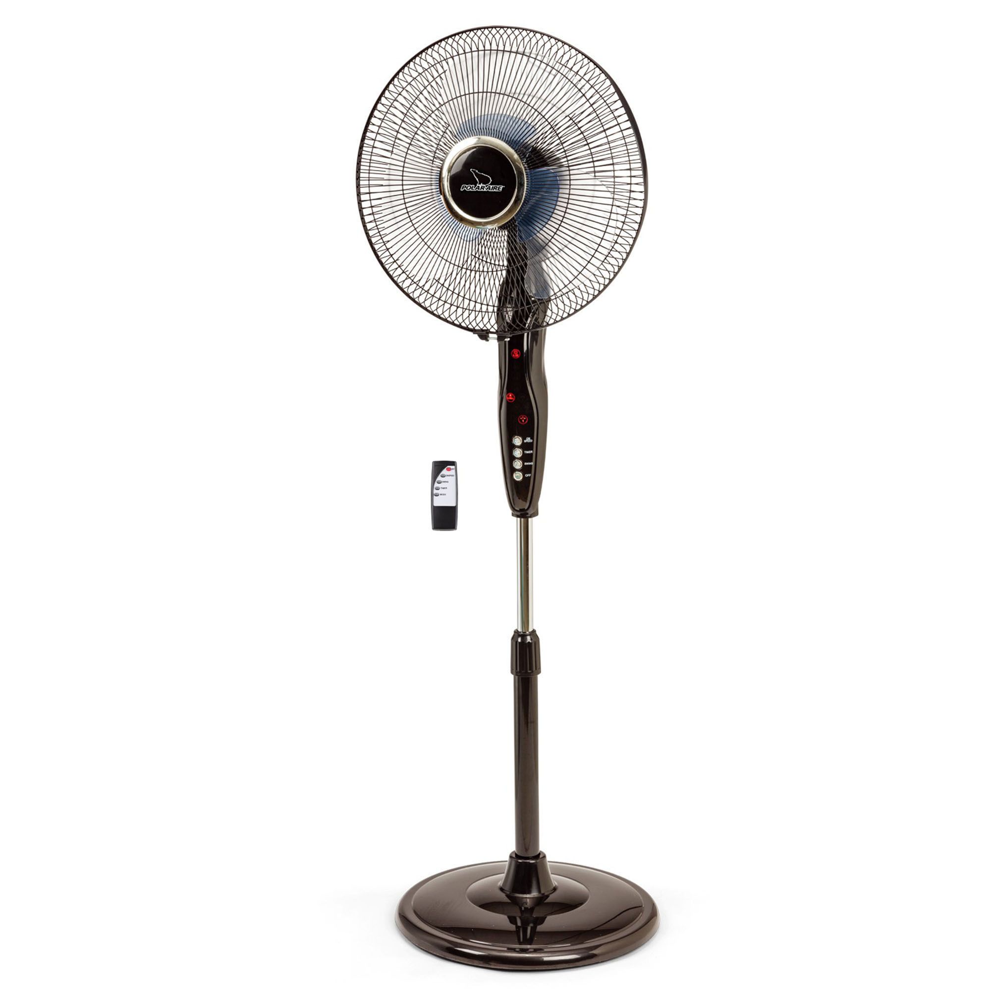 Polar Wind Stand Fan 3 Speed Black, 16 in