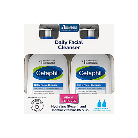 Cetaphil Daily Facial Cleanser, 2 pk./20 fl. oz.