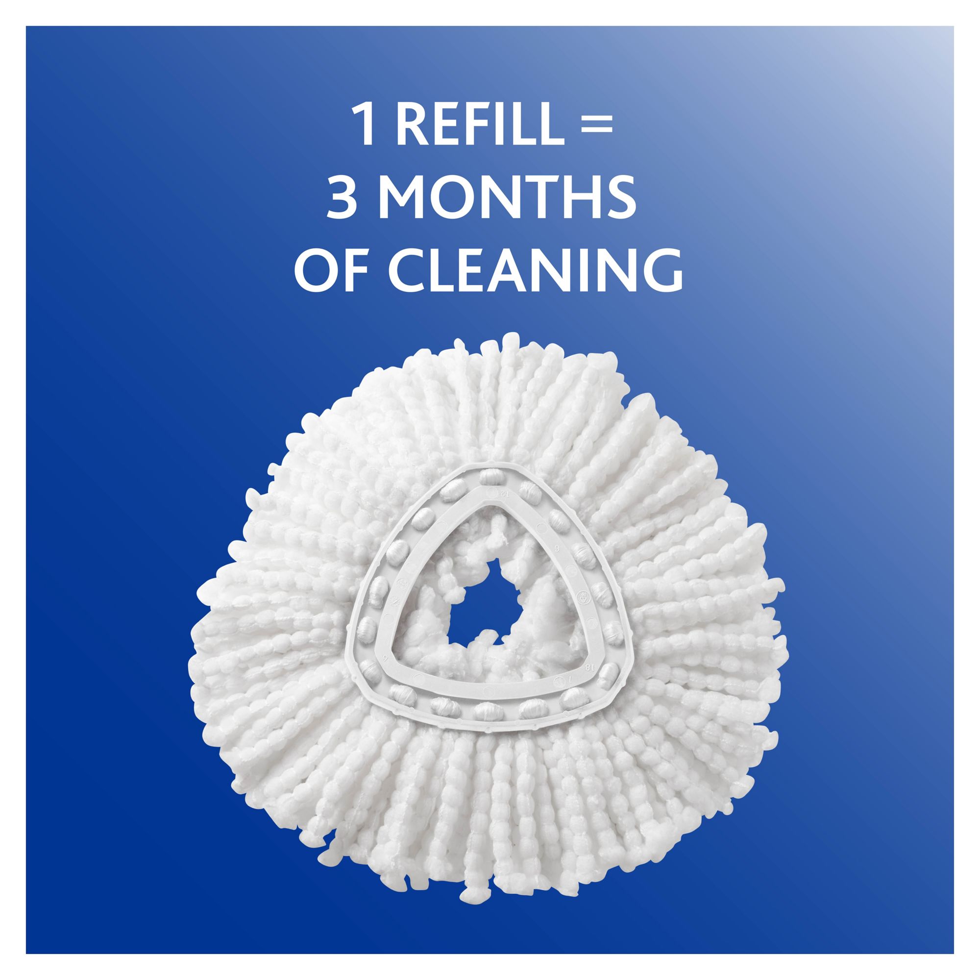 6 Pack Spin Mop Refill - Replacement Head Compatible with O, Microfiber  Spin Mop Refills,clean the floor. Easy Floor Cleaning Mop Head Replacement  