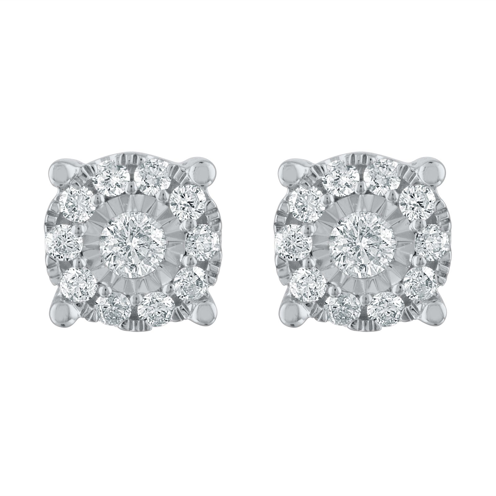 .50 ct. t.w. Diamond Stud Earrings in 14kt White Gold