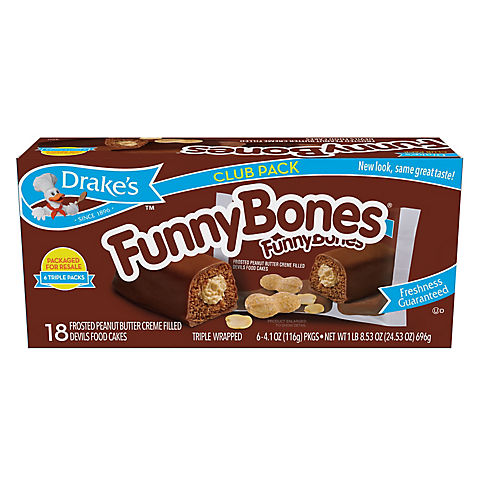 Drake's Funny Bones, 18 ct.