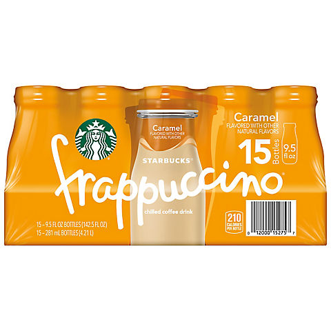 Starbucks Caramel Frappuccino Chilled Coffee Drink, 15 ct./9.5 oz.