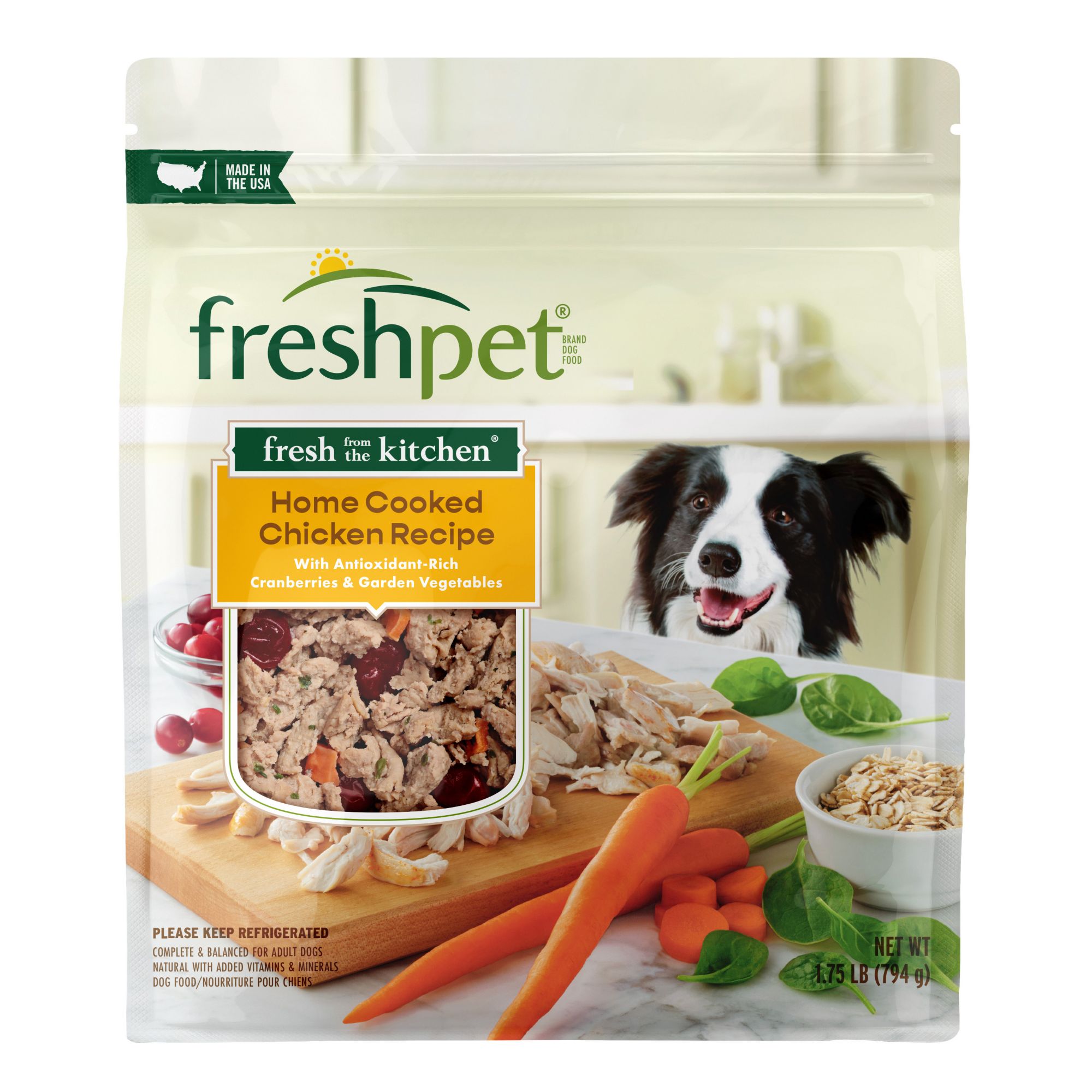 Freshpet Select Fresh from the Kitchen Home Cooked Chicken Dog Food 1.75 lbs