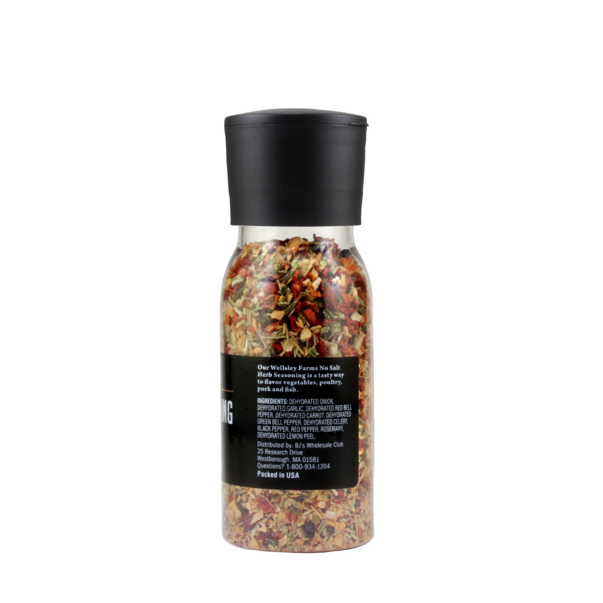 Wellsley Farms No Salt Herb Seasonings Grinder, 6.7 oz.