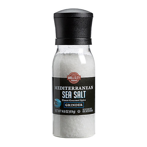 Wellsley Farms Mediterranean Sea Salt Grinder, 14.6 oz.