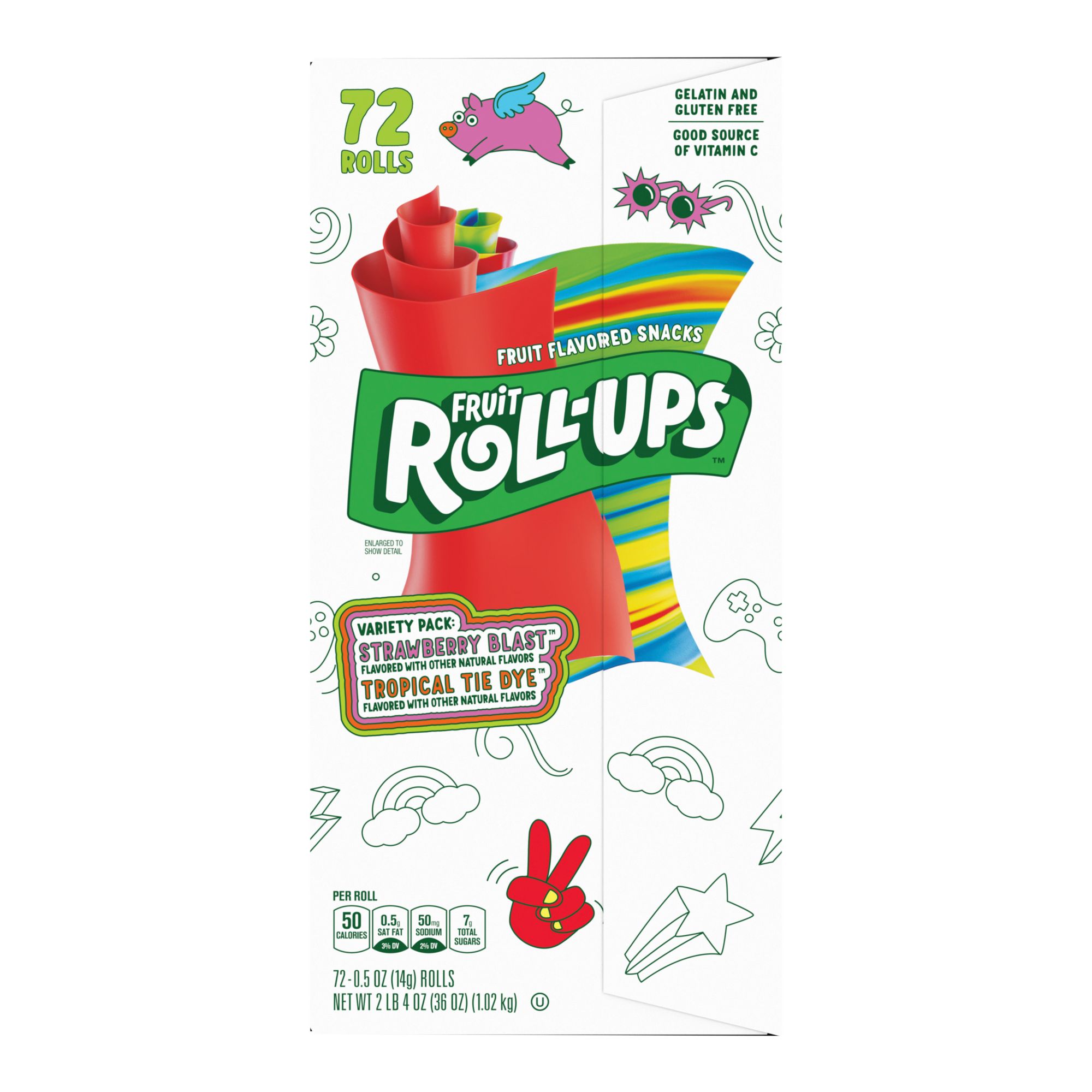 Betty Crocker Blastin' Berry Hot Colors Fruit Roll-Ups