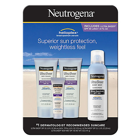 Neutrogena Ultra Sheer Dry-Touch Sunscreen Variety Pack