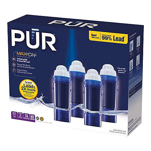 PUR MAXION Replacement Pitcher Filter, 4 pk.