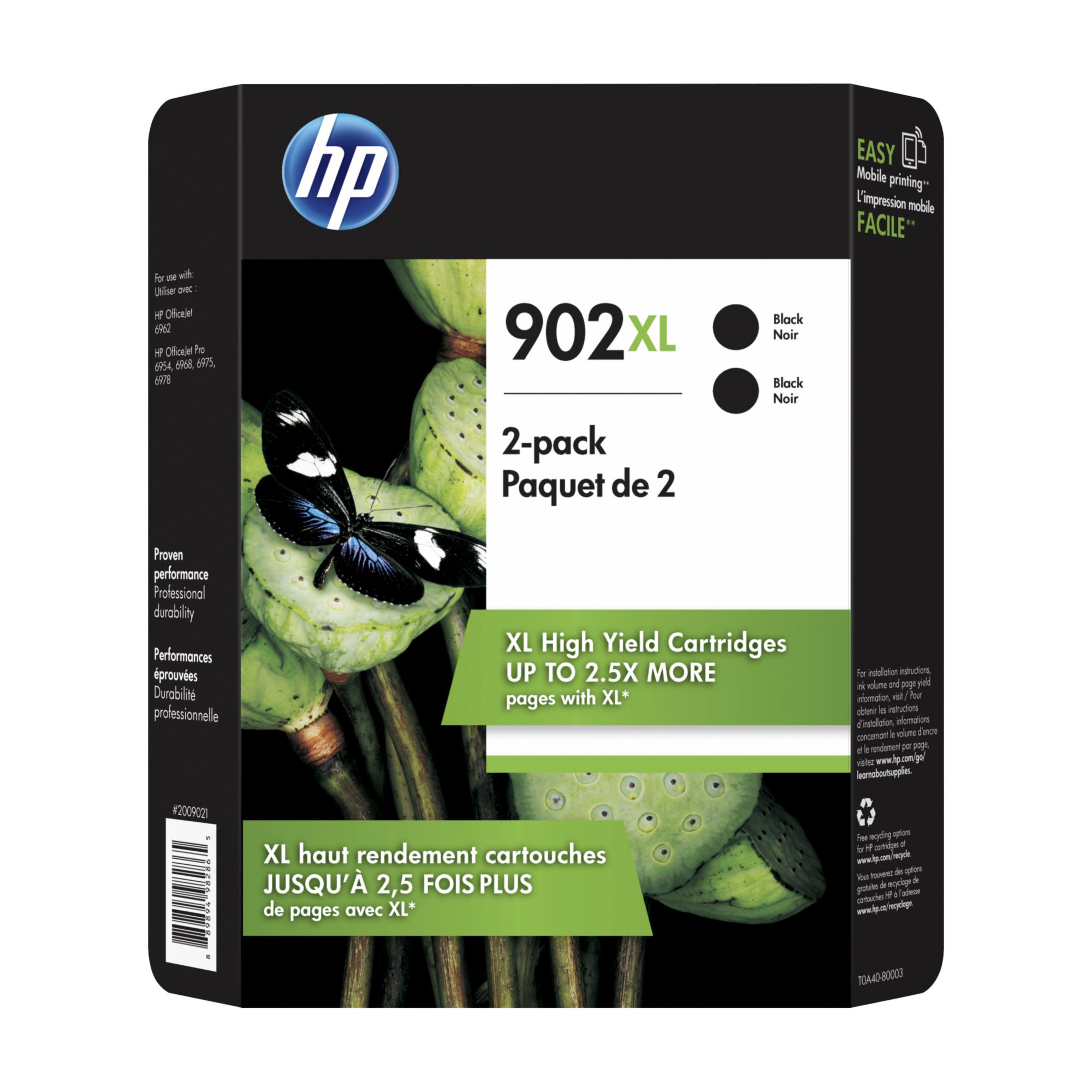 9-Pack HP 950XL 951XL Ink Cartridges