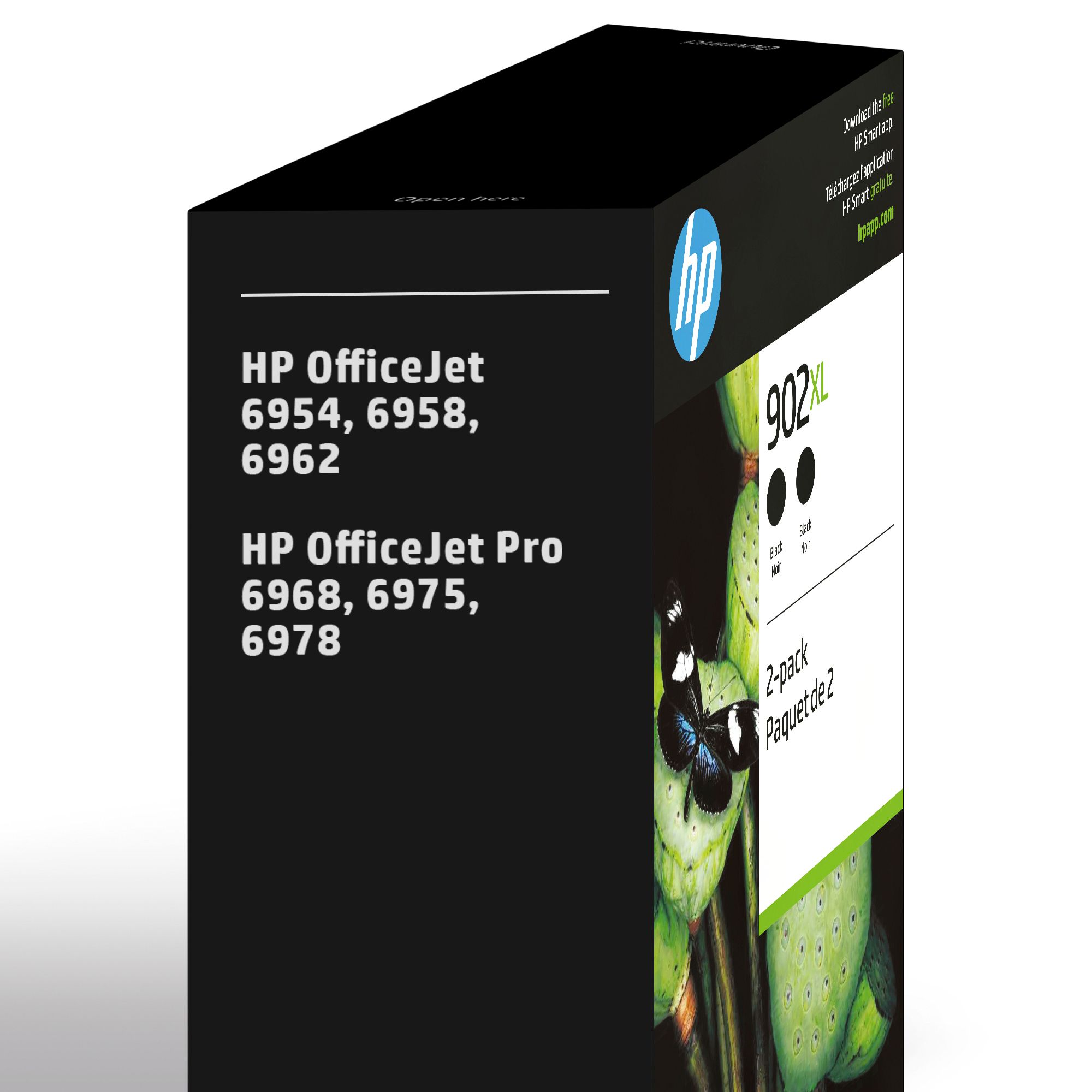 HP Ink Cartridges Black XL,910 912 914 915 New in Original Box Two Black &  Cyan