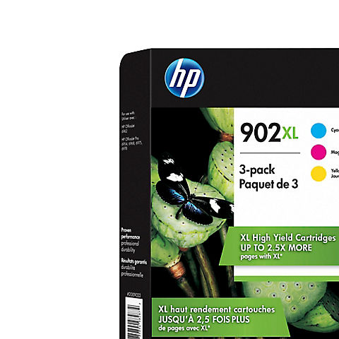 HP 902XL Color Combo Ink Cartridges, 3 pk.
